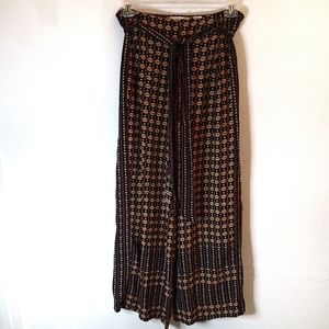 Ett:Twa Anthropologie Silky Pants with Belt Size 8